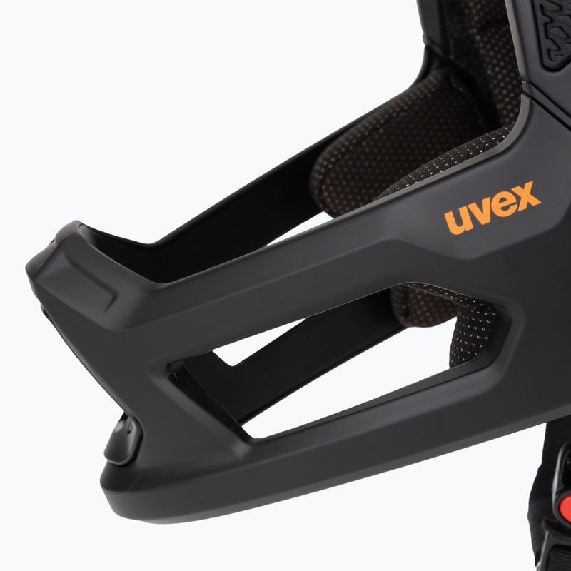 Dviračio šalmas UVEX Revolt MIPS oak brown/orange matt 4