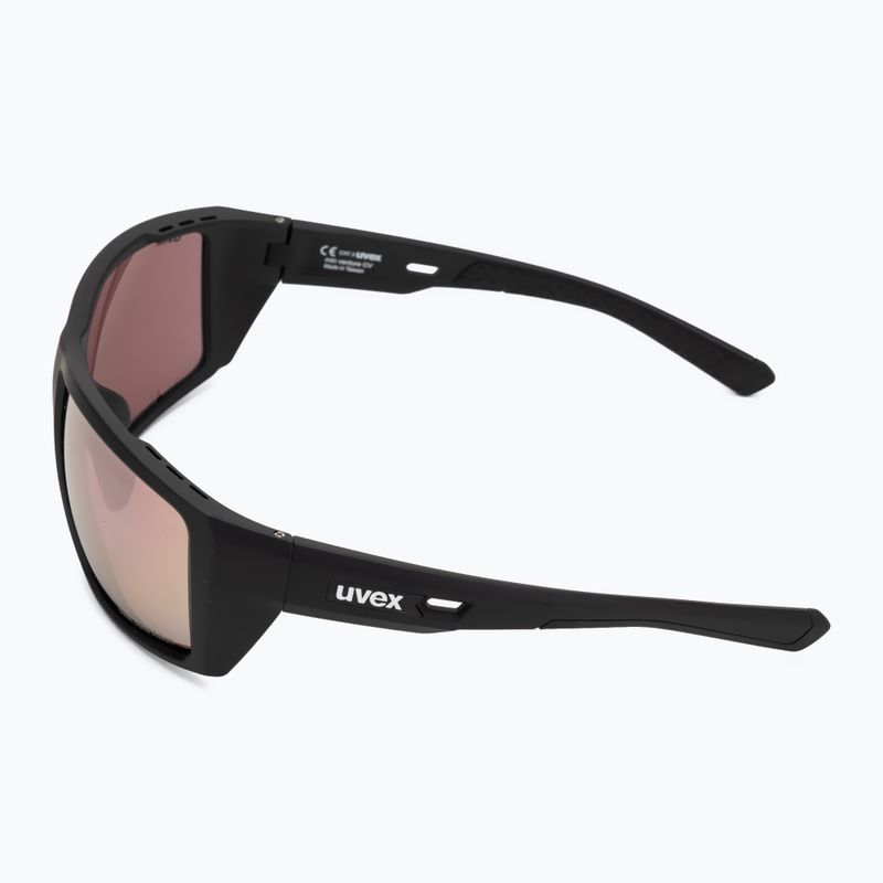 Akiniai nuo saulės UVEX Mtn Venture CV black matt/mirror pink 4