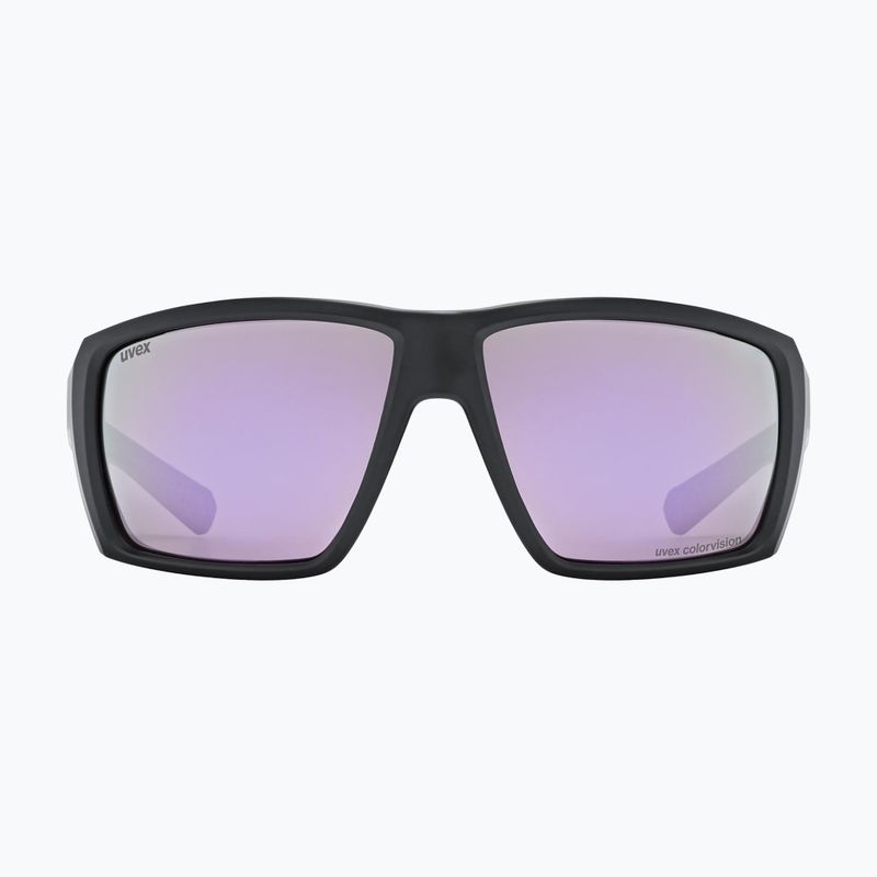 Akiniai nuo saulės UVEX Mtn Venture CV black matt/mirror pink 2