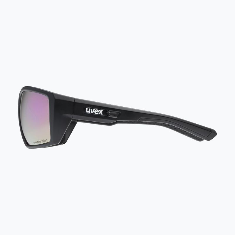 Akiniai nuo saulės UVEX Mtn Venture CV black matt/mirror pink 4