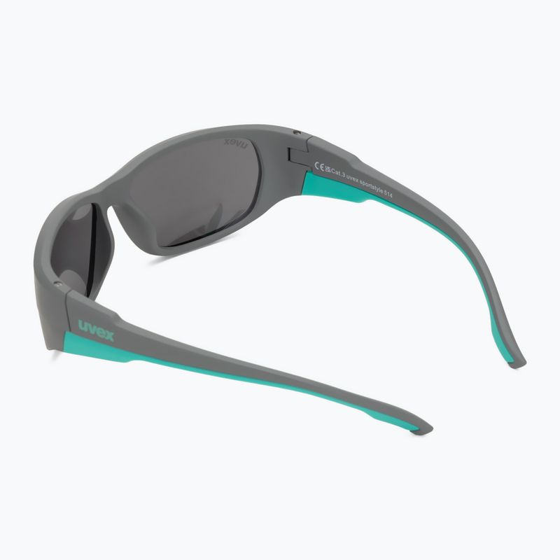 Vaikiški akiniai nuo saulės UVEX Sportstyle 514 grey matt/mirror silver 2