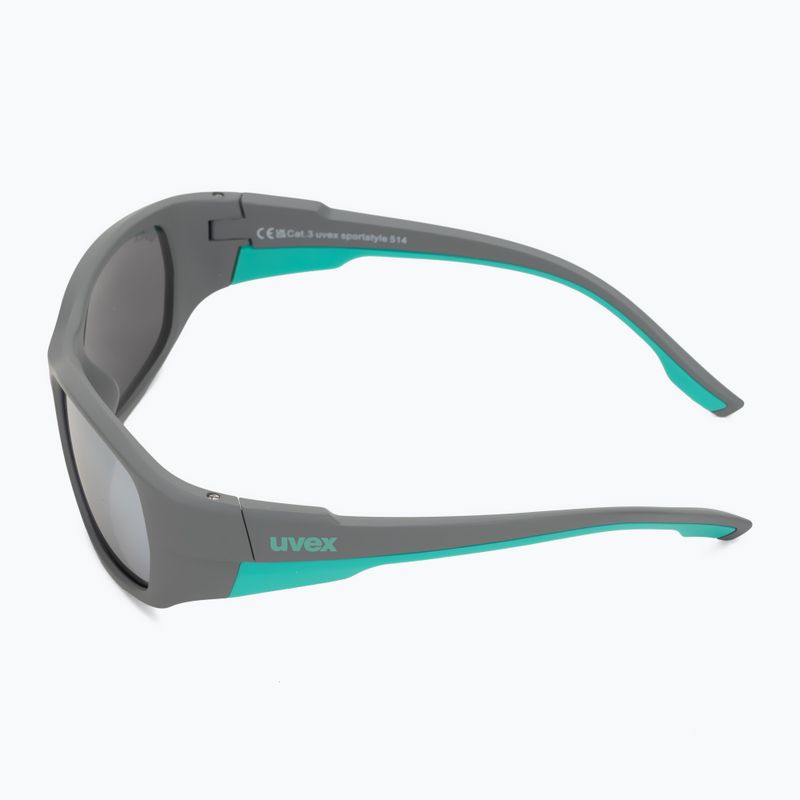 Vaikiški akiniai nuo saulės UVEX Sportstyle 514 grey matt/mirror silver 4