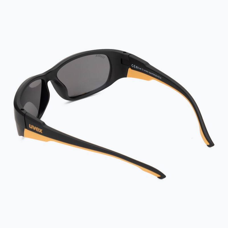 Vaikiški akiniai nuo saulės UVEX Sportstyle 514 black matt/mirror silver 2