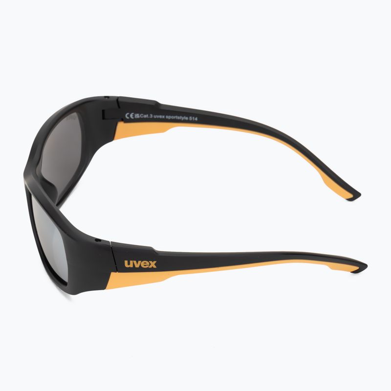 Vaikiški akiniai nuo saulės UVEX Sportstyle 514 black matt/mirror silver 4