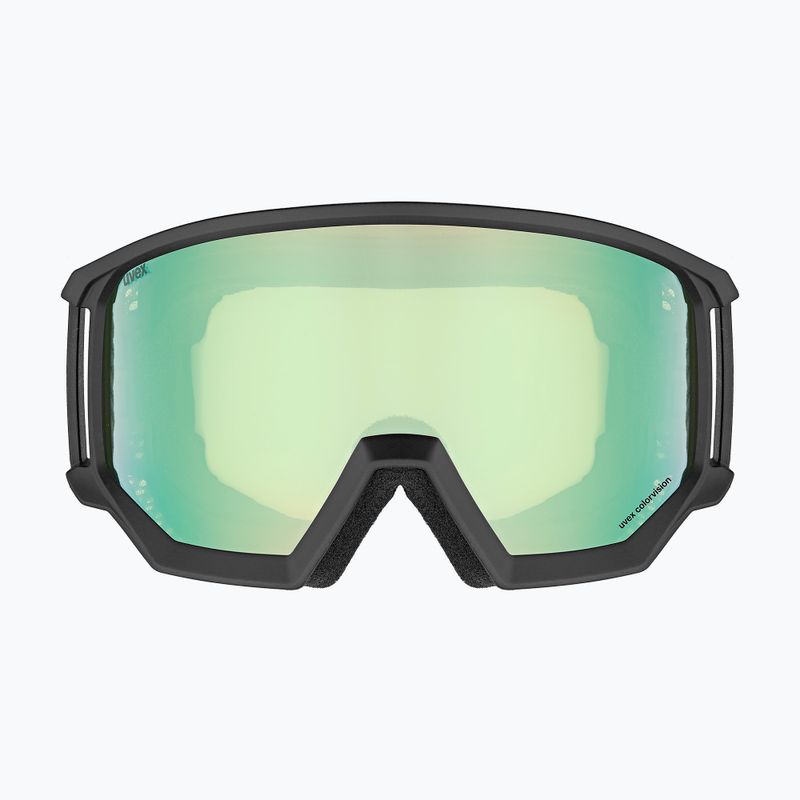 Slidinėjimo akiniai UVEX Athletic CV black matt/mirror opal colorvision yellow 2