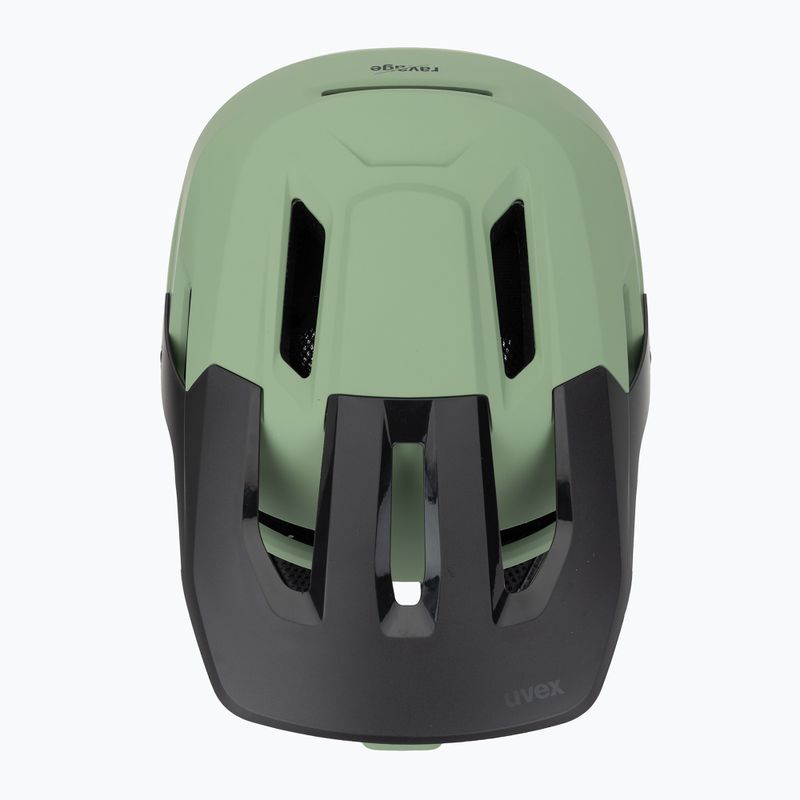 Dviračio šalmas UVEX Ravage moss green/black matt 6