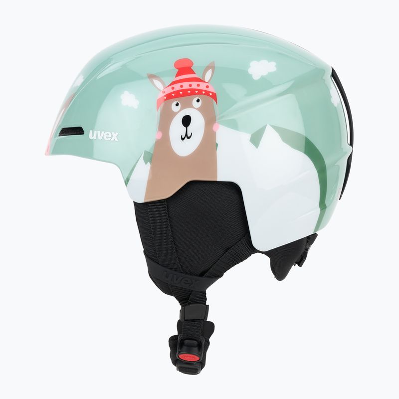 Vaikiškas slidinėjimo šalmas UVEX Viti Jr jade llama 3