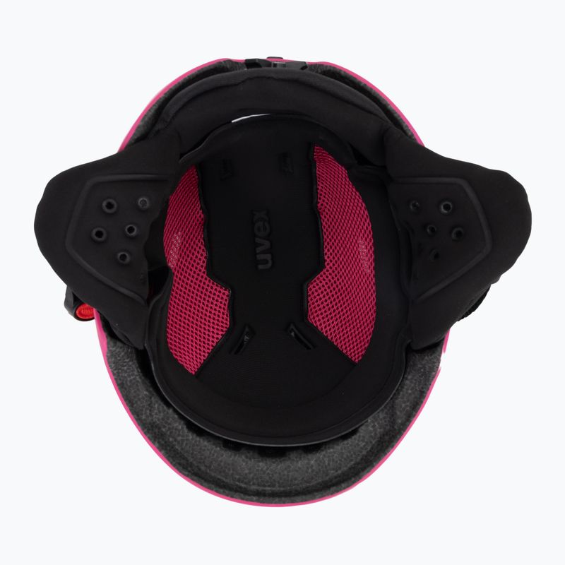 Vaikiškas slidinėjimo šalmas UVEX Viti pink matt 5