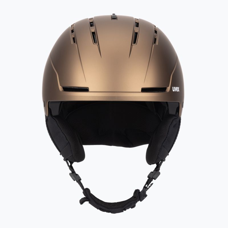 Slidinėjimo šalmas UVEX Stance brown/black matt 2