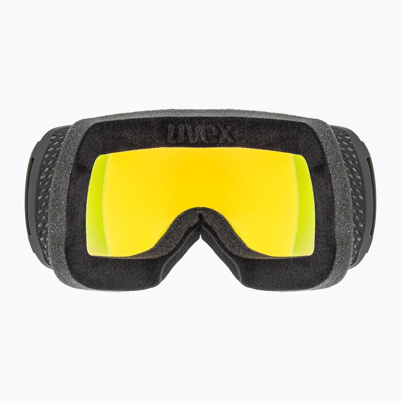 Slidinėjimo akiniai UVEX Downhill 2100 CV black matt/mirror orange yellow 3