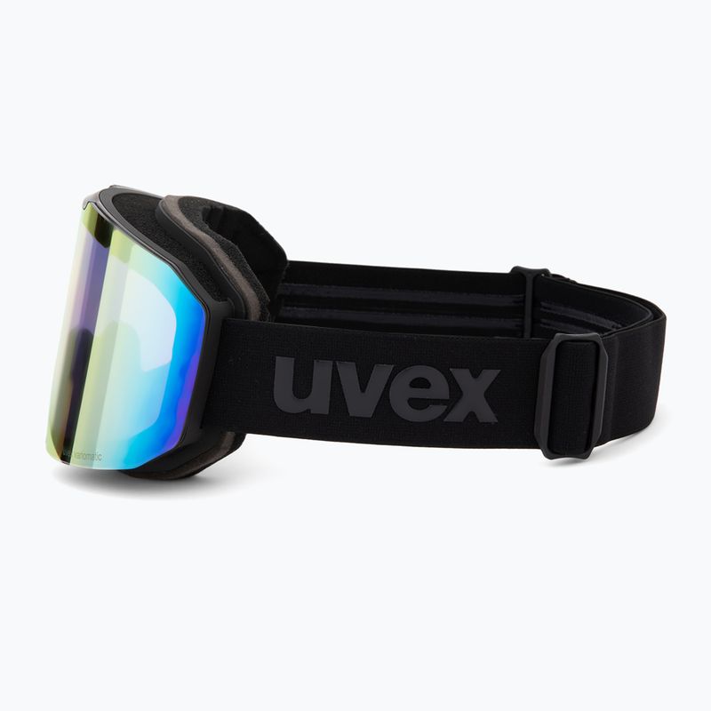 Slidinėjimo akiniai UVEX Evidnt Attract V + case black matt/mirror rainbow clear 5