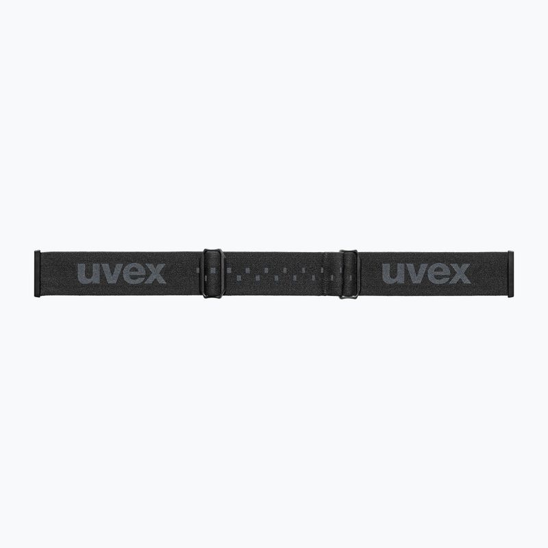 Vaikiški slidinėjimo akiniai UVEX Pwdr FM black matt/mirror green yellow clear 4