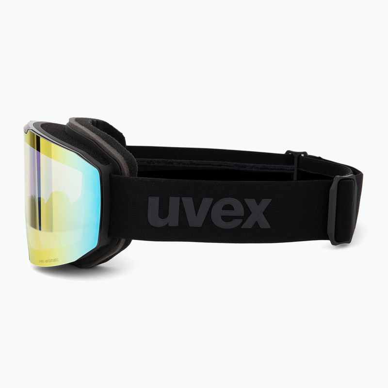 Slidinėjimo akiniai UVEX Evidnt Attract S V + case black matt/mirror rainbow clear 5
