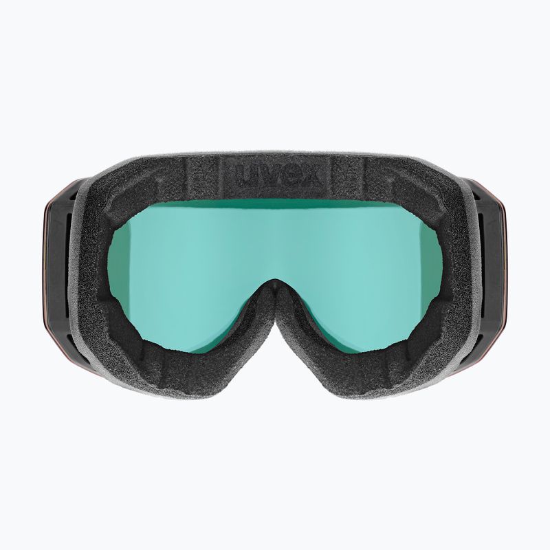Slidinėjimo akiniai UVEX Evidnt Attract S V + case black matt/mirror rainbow clear 8