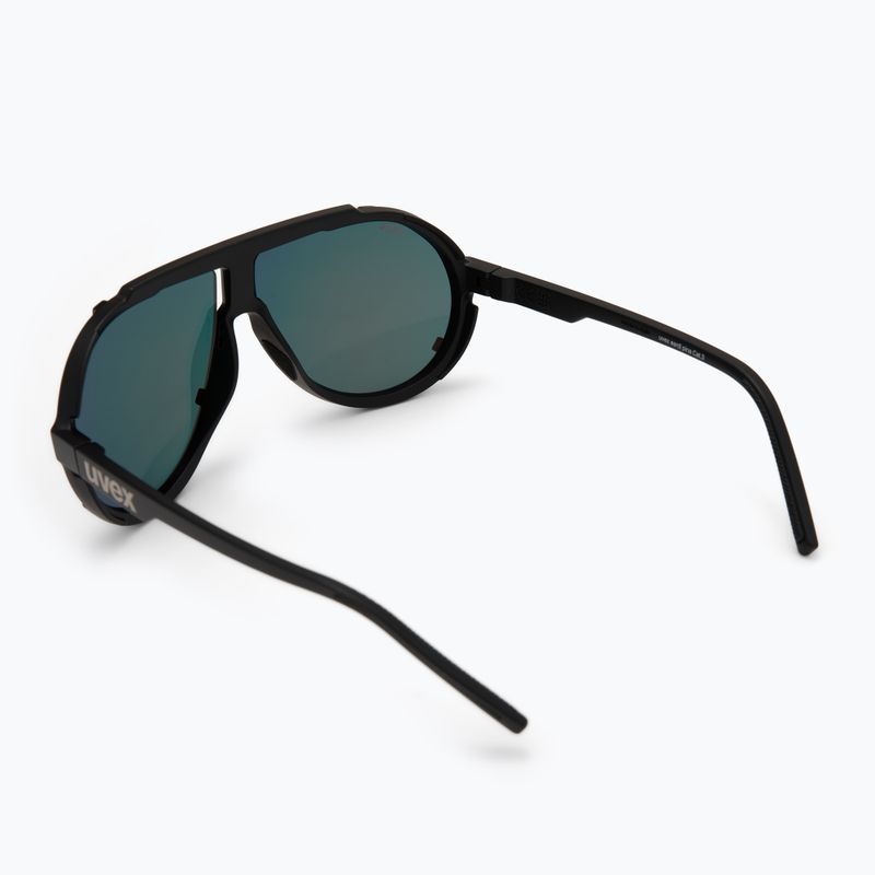 Akiniai nuo saulės UVEX Esntl Pina black matt/miror red 2