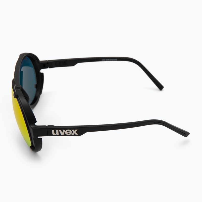 Akiniai nuo saulės UVEX Esntl Pina black matt/miror red 4