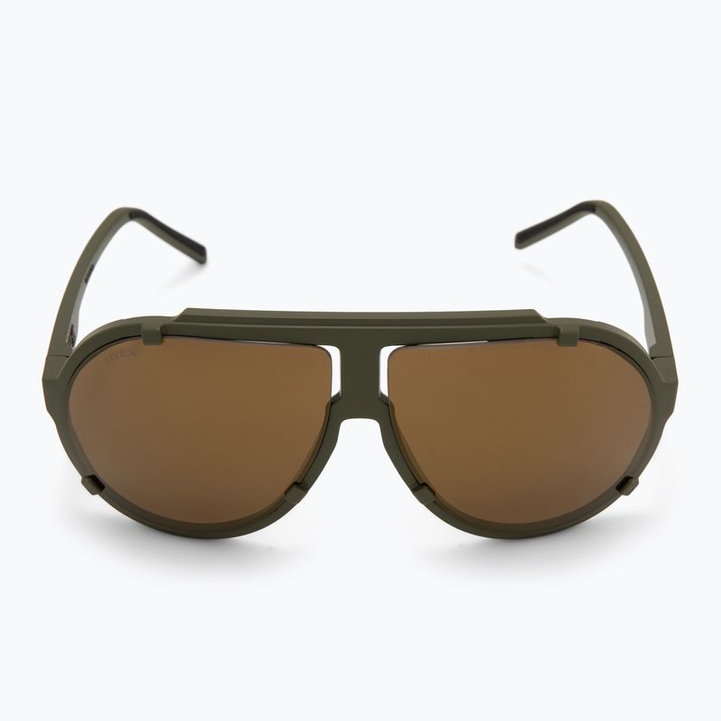 Akiniai nuo saulės UVEX Esntl Pina moss green matt/mirror gold 3
