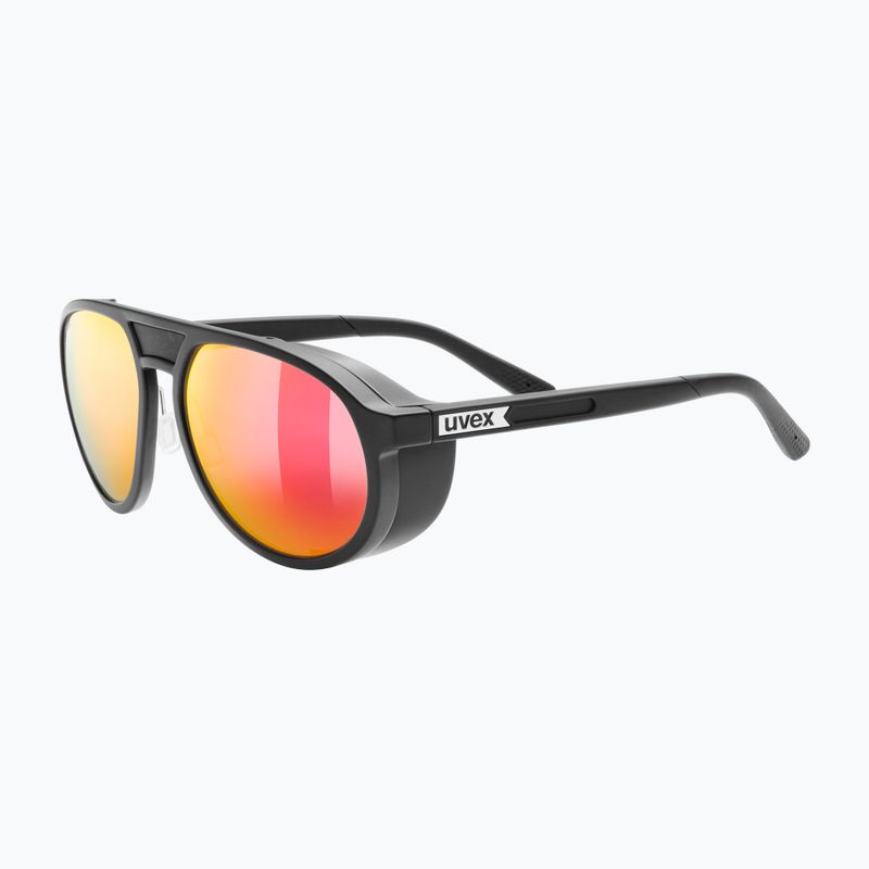 Akiniai nuo saulės UVEX MTN Classic Pure black matt/mirror red
