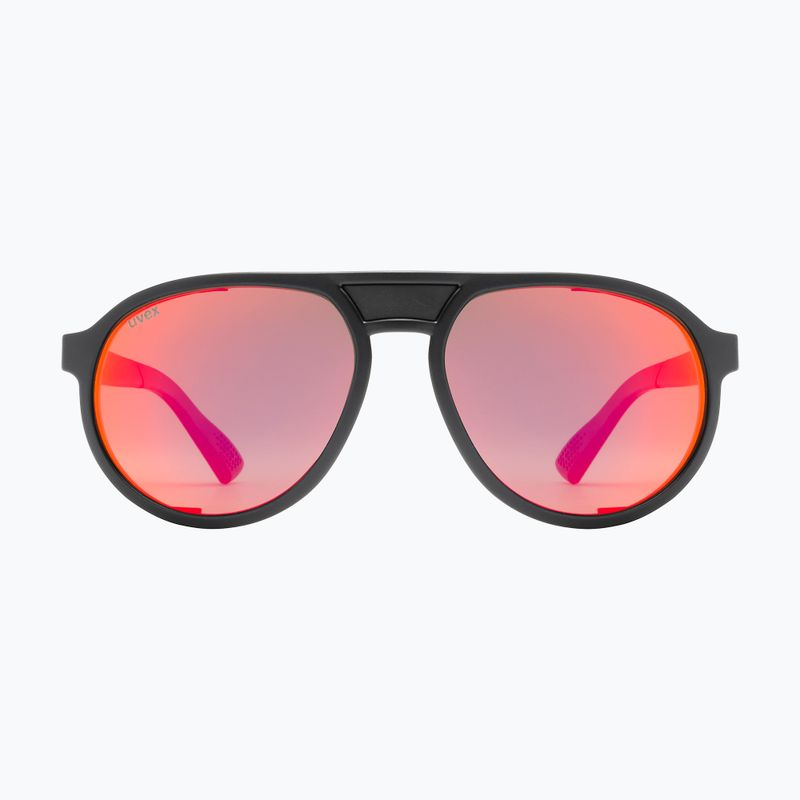 Akiniai nuo saulės UVEX MTN Classic Pure black matt/mirror red 2