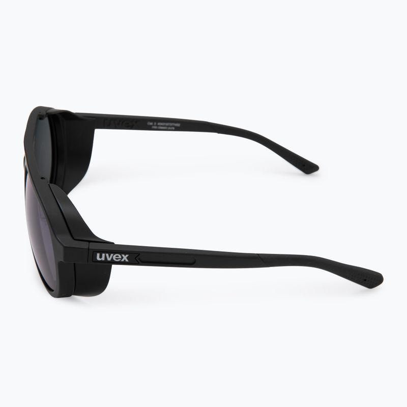 Akiniai nuo saulės UVEX MTN Classic Pure black matt/mirror green 4