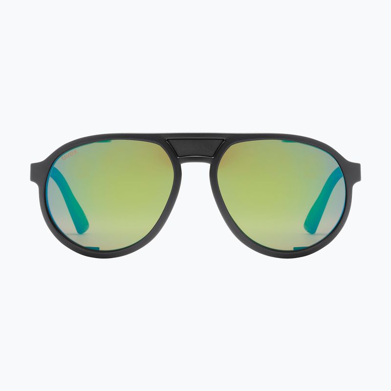 Akiniai nuo saulės UVEX MTN Classic Pure black matt/mirror green 2