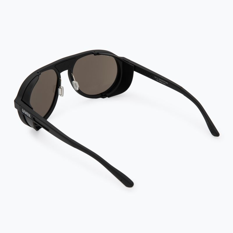 Akiniai nuo saulės UVEX MTN Classic Pure black matt/mirror silver 2
