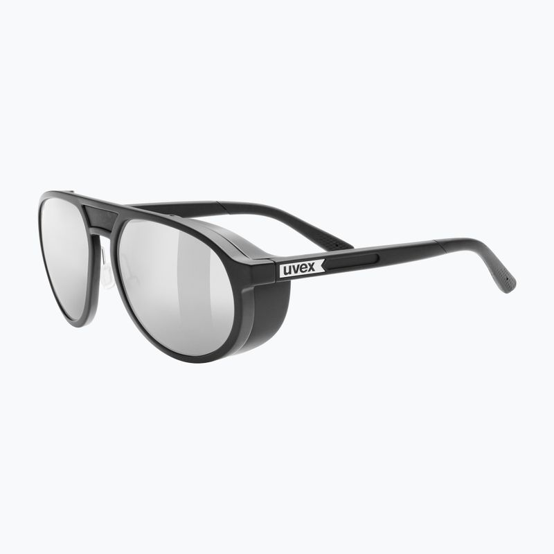 Akiniai nuo saulės UVEX MTN Classic Pure black matt/mirror silver