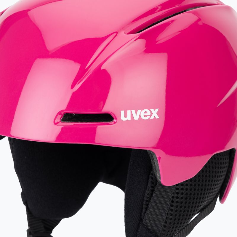 Vaikiškas slidinėjimo šalmas UVEX Viti Pure berry shiny 7