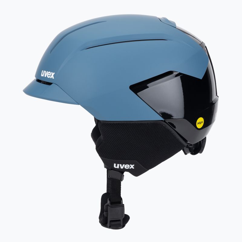 Slidinėjimo šalmas UVEX Levitate MIPS stone blue/black matt 3