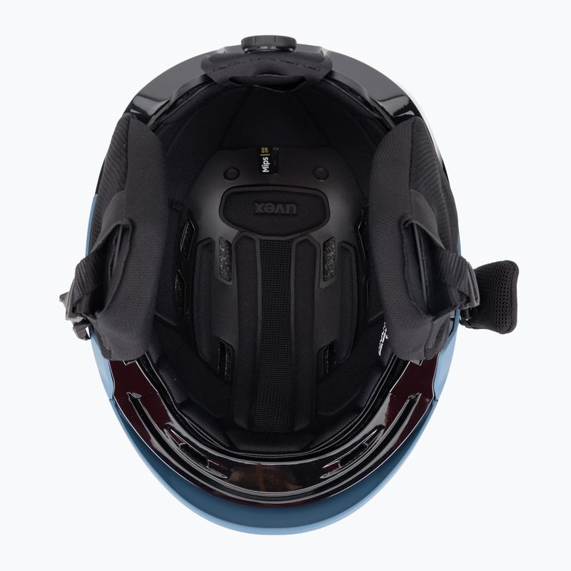 Slidinėjimo šalmas UVEX Levitate MIPS stone blue/black matt 5