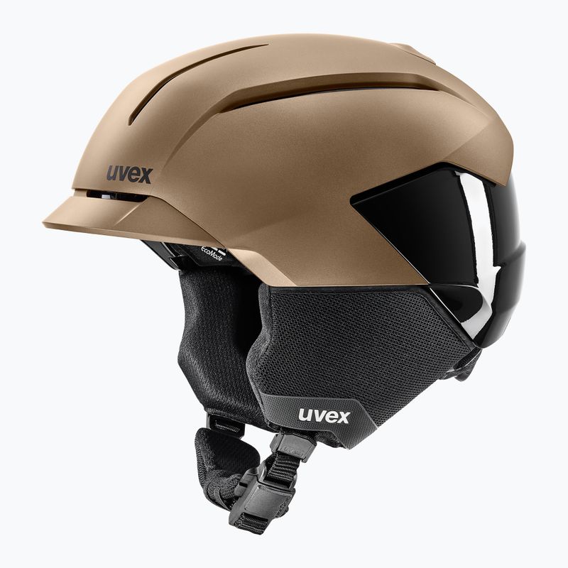 Slidinėjimo šalmas UVEX Levitate MIPS brown/black matt