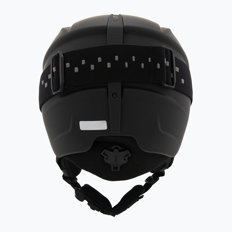 Vaikiškas slidinėjimo šalmas UVEX Viti Set + slidinėjimo akiniai Speedy Pro black matt/mirror green/yellow/clear 4