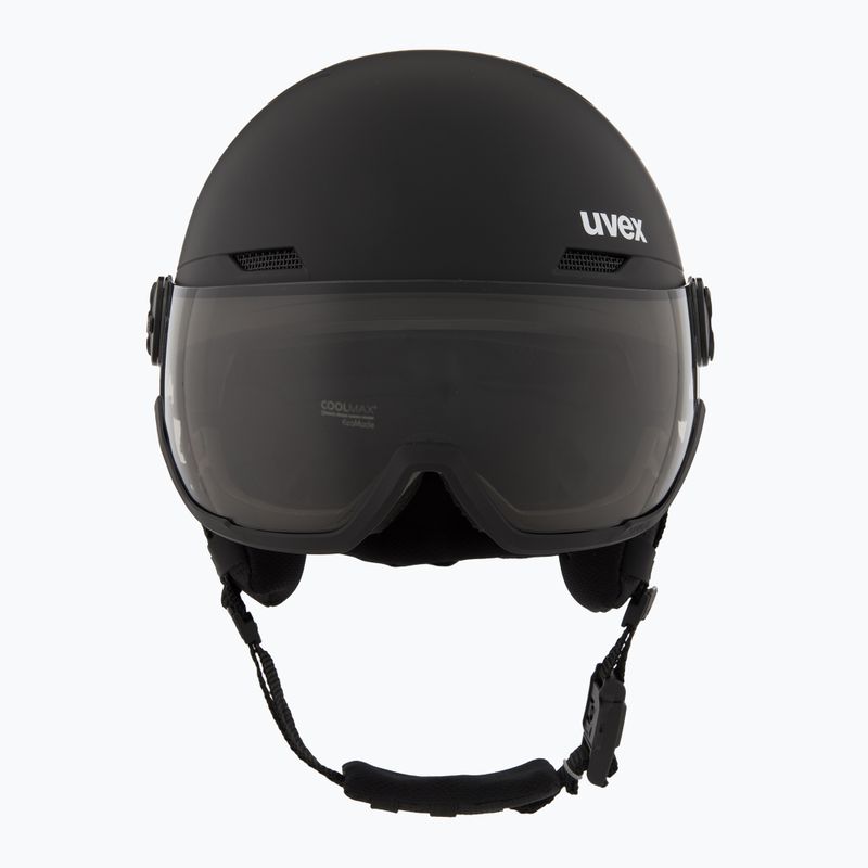 Slidinėjimo šalmas UVEX Wanted Visor Pro V black matte 2