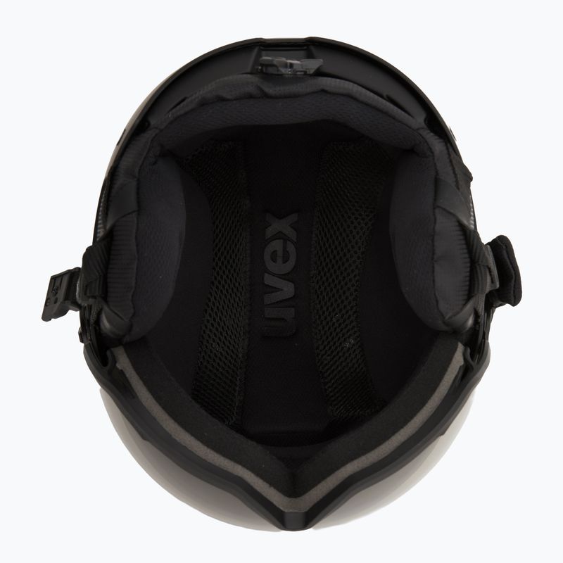 Slidinėjimo šalmas UVEX Wanted Visor Pro V black matte 5