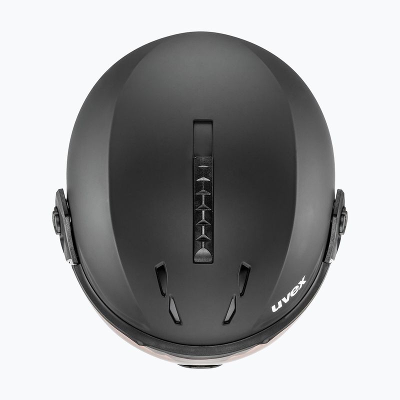 Slidinėjimo šalmas UVEX Wanted Visor Pro V black matte 2