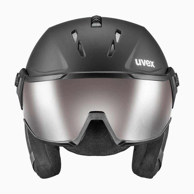 Slidinėjimo šalmas UVEX Wanted Visor Pro V black matte 3