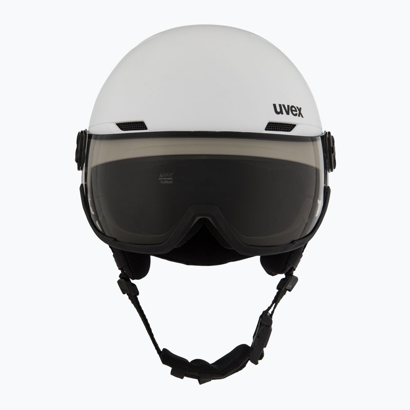 Slidinėjimo šalmas UVEX Wanted Visor Pro V white matt 2