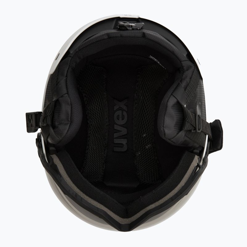 Slidinėjimo šalmas UVEX Wanted Visor Pro V white matt 5