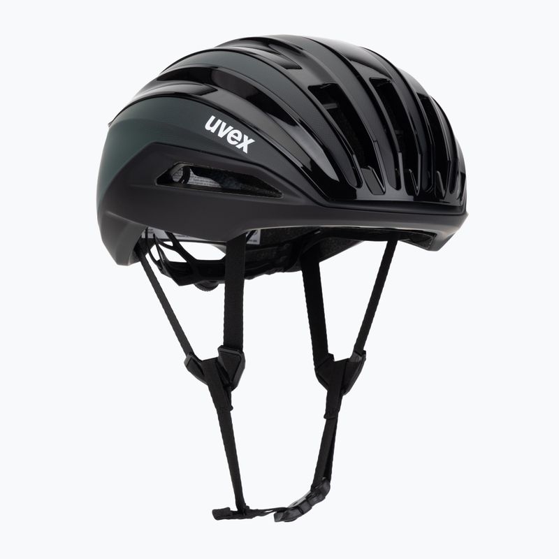 Dviračio šalmas UVEX Surge Aero MIPS black/sage green matt