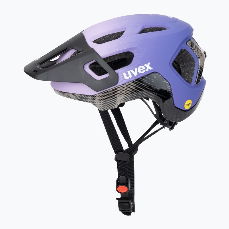 Dviračio šalmas UVEX React MIPS lilac/oak matt 3