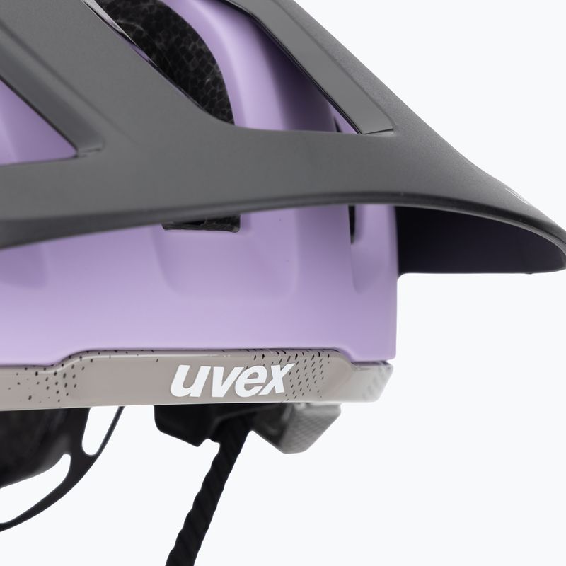 Dviračio šalmas UVEX React MIPS lilac/oak matt 7