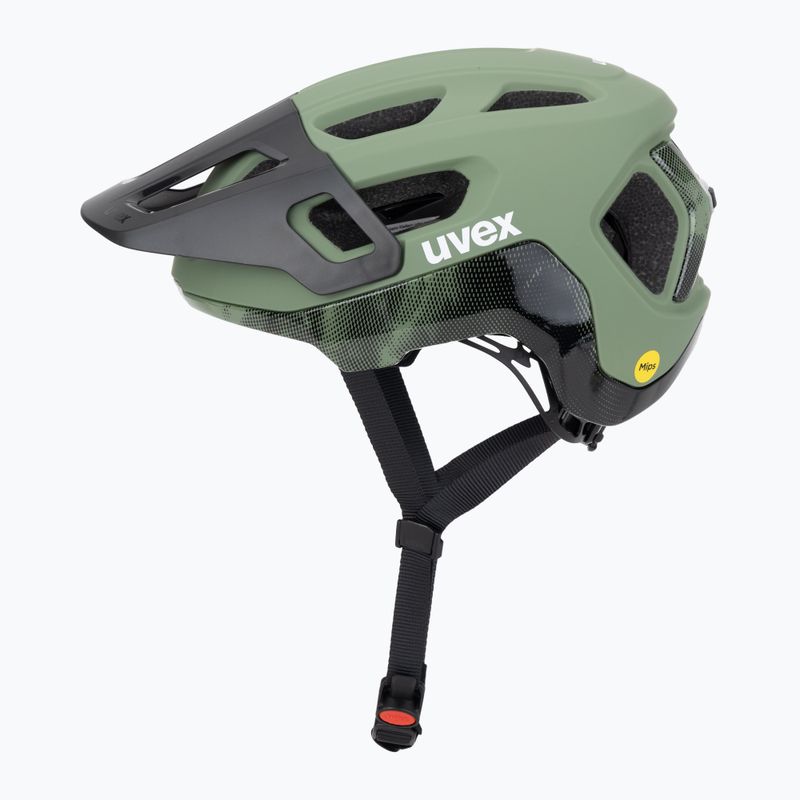 Dviračio šalmas UVEX React MIPS moss green/black matt 3