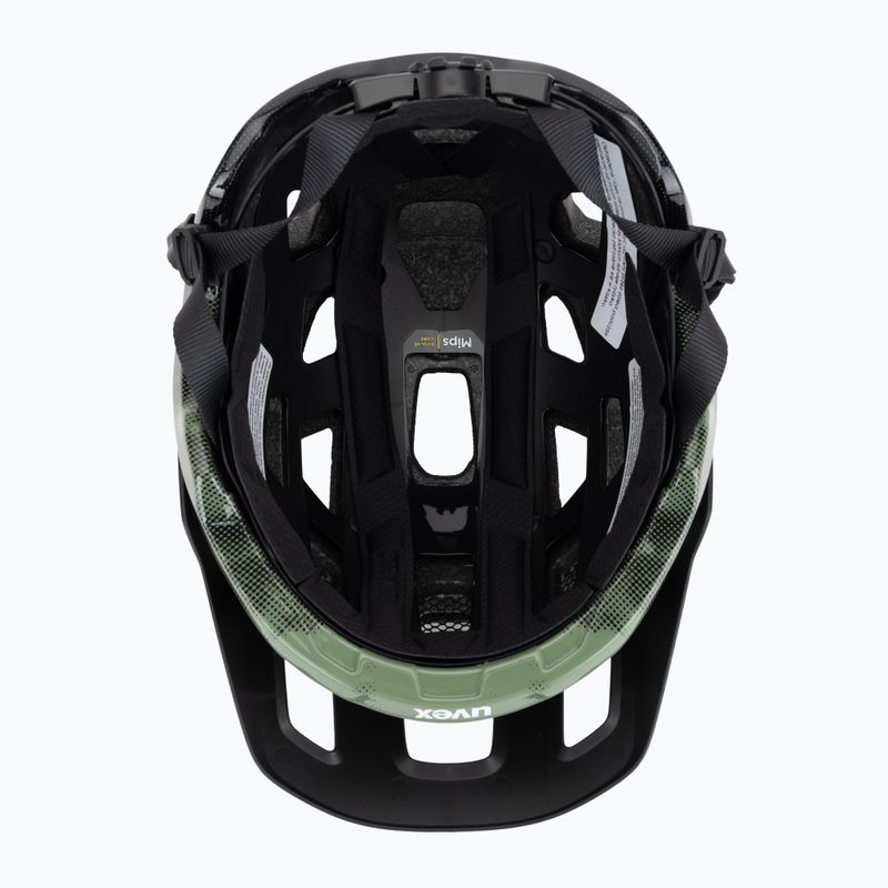 Dviračio šalmas UVEX React MIPS moss green/black matt 5