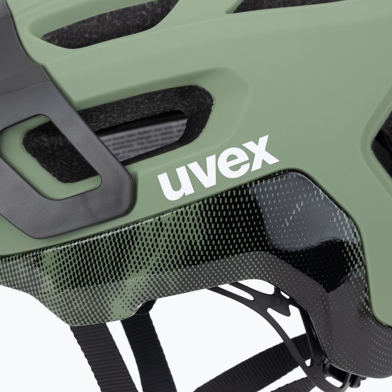 Dviračio šalmas UVEX React MIPS moss green/black matt 7