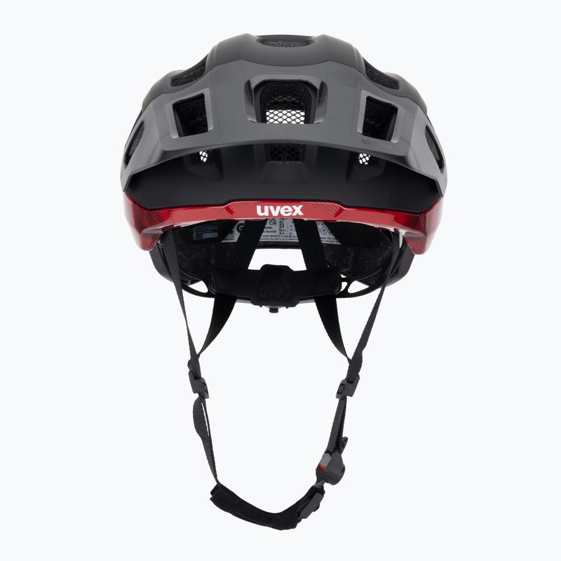 Dviračio šalmas UVEX React MIPS black/ruby red matt 2
