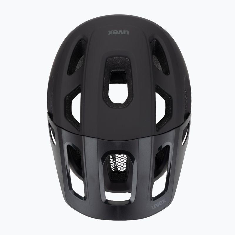 Dviračio šalmas UVEX React black matte 6