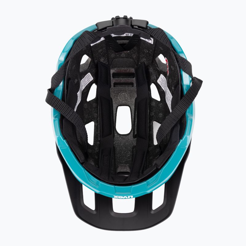 Dviračio šalmas UVEX React black/teal matt 5