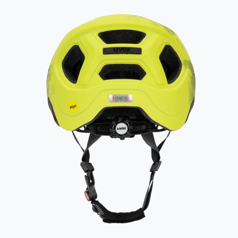 Vaikiškas dviračio šalmas UVEX React MIPS Jr lime/black 4