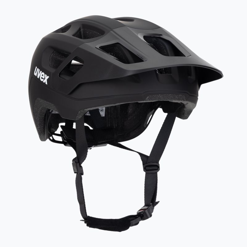 Vaikiškas dviratininko šalmas UVEX React Jr black matte
