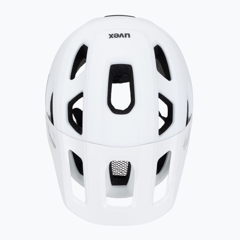 Vaikiškas dviratininko šalmas UVEX React Jr white matt 6
